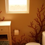 Mural Bathroom Coral 1