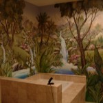 Mural Bathroom Forest 2