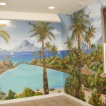 Mural Tropical Beach 1
