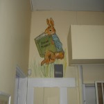 Mural Rabbit Reading 1